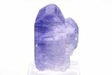 Brilliant Blue-Violet Tanzanite Crystal - Merelani Hills, Tanzania #208073-1